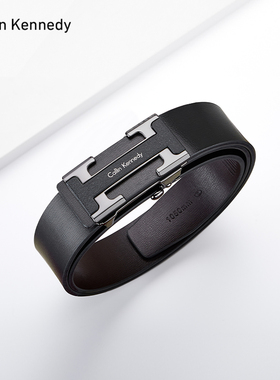 【重磅清仓】Callin Kennedy男士皮带真皮无牙自动扣纯牛皮裤腰带