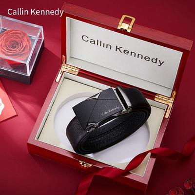 皮带男士真皮自动扣2025新款