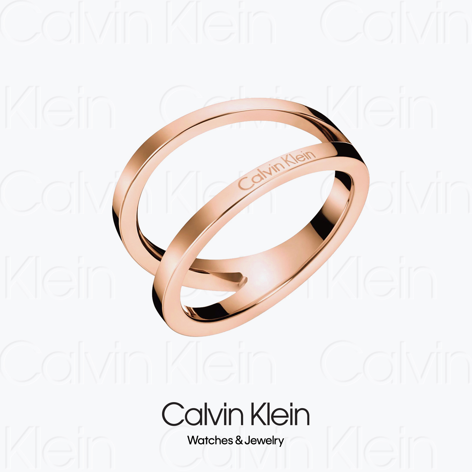 ring - 2017 calvin klein outline kj6vpr1001 - ck情侣戒指