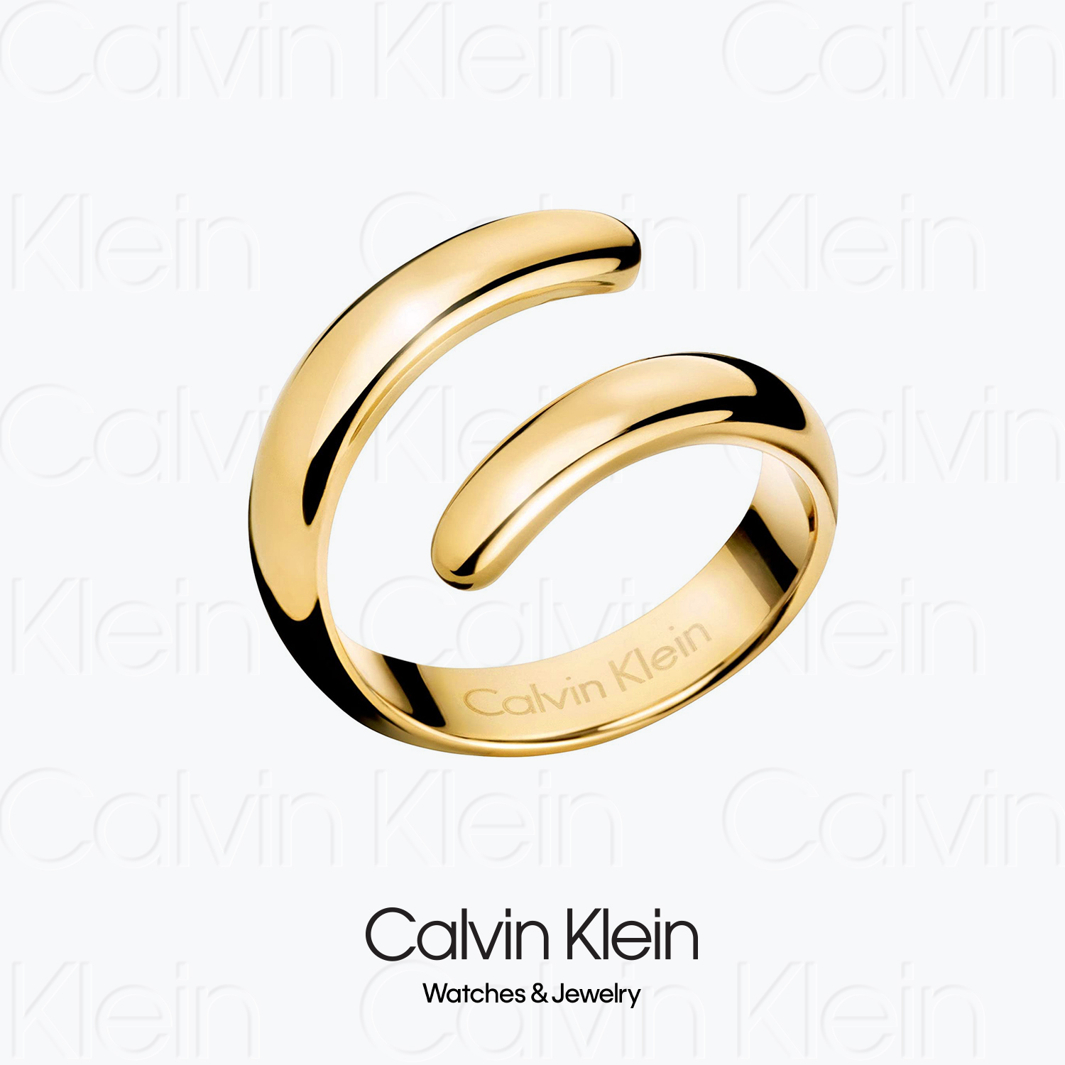 ring - 2015 calvin klein embrace kj2kpr1001 - ck情侣戒指