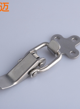 DK501不锈钢设备箱门搭扣 工具箱弹簧锁扣 扁嘴扣 箱包扣固定卡扣