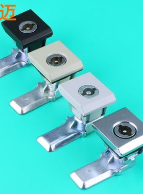 MS813不锈钢转舌锁四方锁 AE箱门锁 防水船用锁7035威图柜小方锁