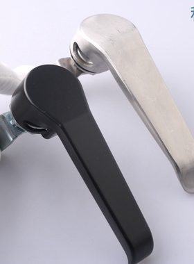 MS311不锈钢把手锁威图柜PS柜锁配电箱执手锁MS314工业机柜手柄锁