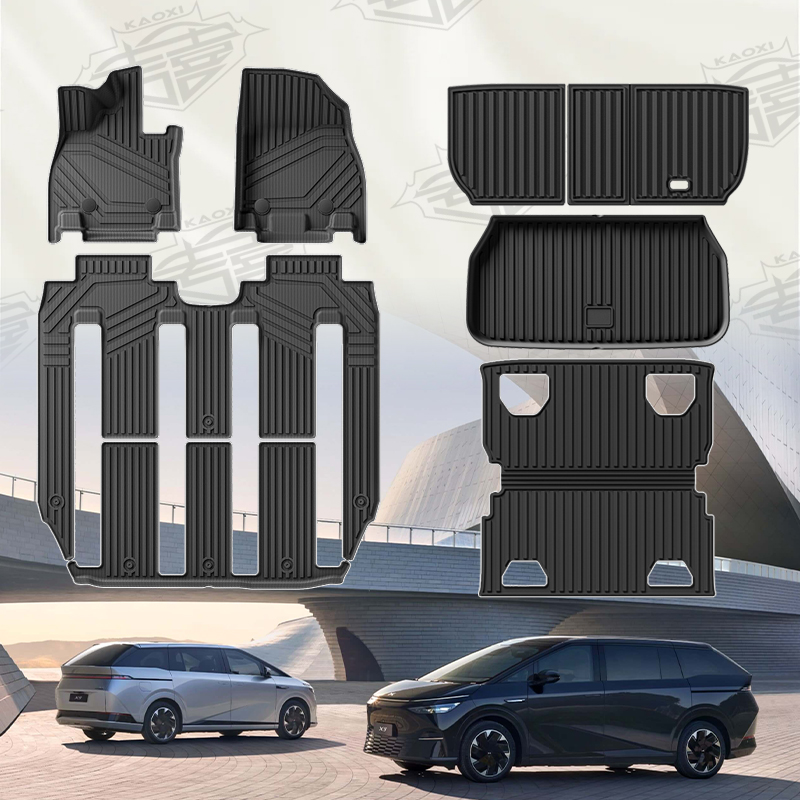 小鹏X9TPE脚垫专用尾箱垫靠背垫