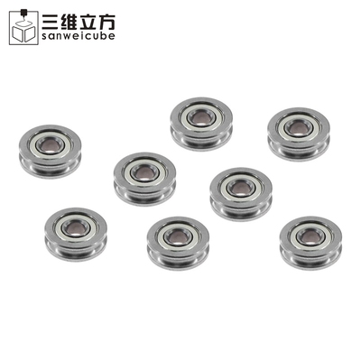 3D打印机挤出机配件 U型槽导轮滑轮轴承 U604ZZ 带u沟604U 4*13*4