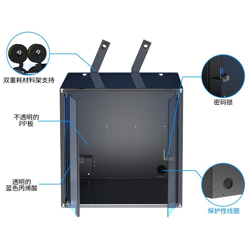 3D打印机配件A1 mini封箱PC板耐高温拓 全封闭竹静音大尺寸封箱,珠宝/钻石/翡翠,翡翠裸石/蛋面,淘宝优惠券,粉丝福利购,淘宝优惠卷