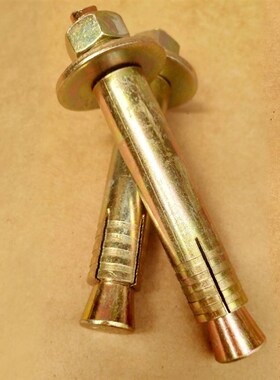 电梯专用膨胀螺栓 电梯螺丝 黄色电梯专用膨胀螺栓M8M10M12M16M20