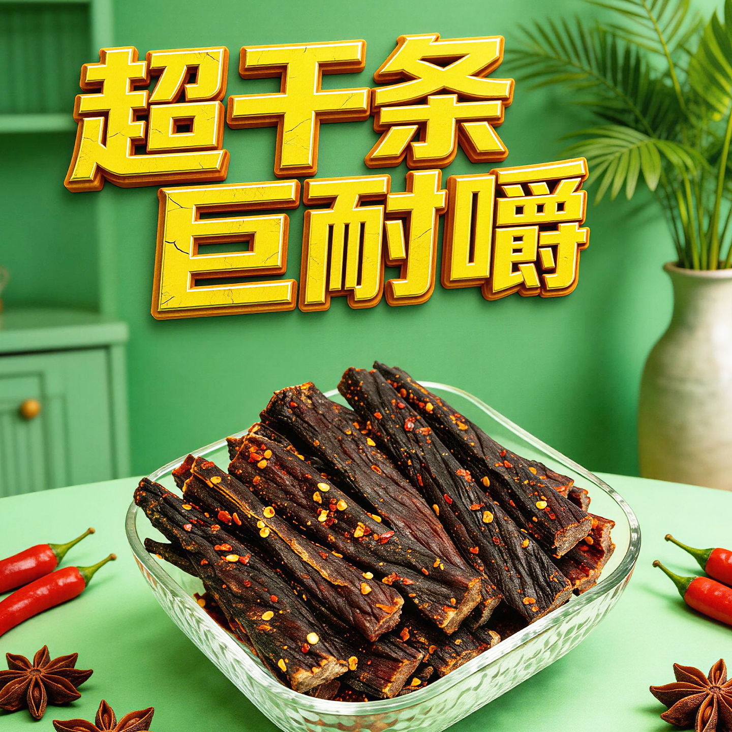 内蒙古风干猪肉干超干耐嚼劲烤零食能量棒小吃低糖高蛋白手撕即食