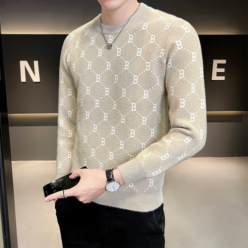 店主风男士新款套头简约休闲高品质男士毛衣潮流男2550421P68,男装针织衫/毛衣,电商B255