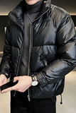 B255-6608-P1652022冬季立领男士简约纯色高品质羽绒服休闲外套，男装羽绒服，电商B255