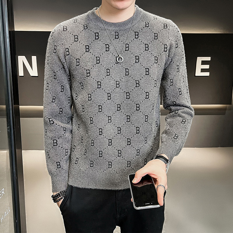 店主风男士新款套头简约休闲高品质男士毛衣潮流男2550421P68，男装针织衫/毛衣，电商B255