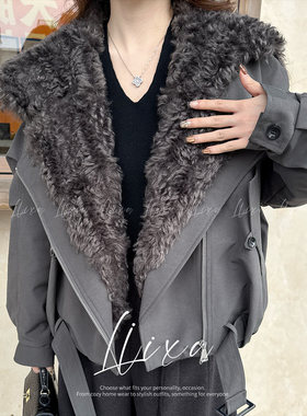 【金金宠粉】高级感派克羽绒服冬新款保暖90白鸭绒外套L58YRG1226