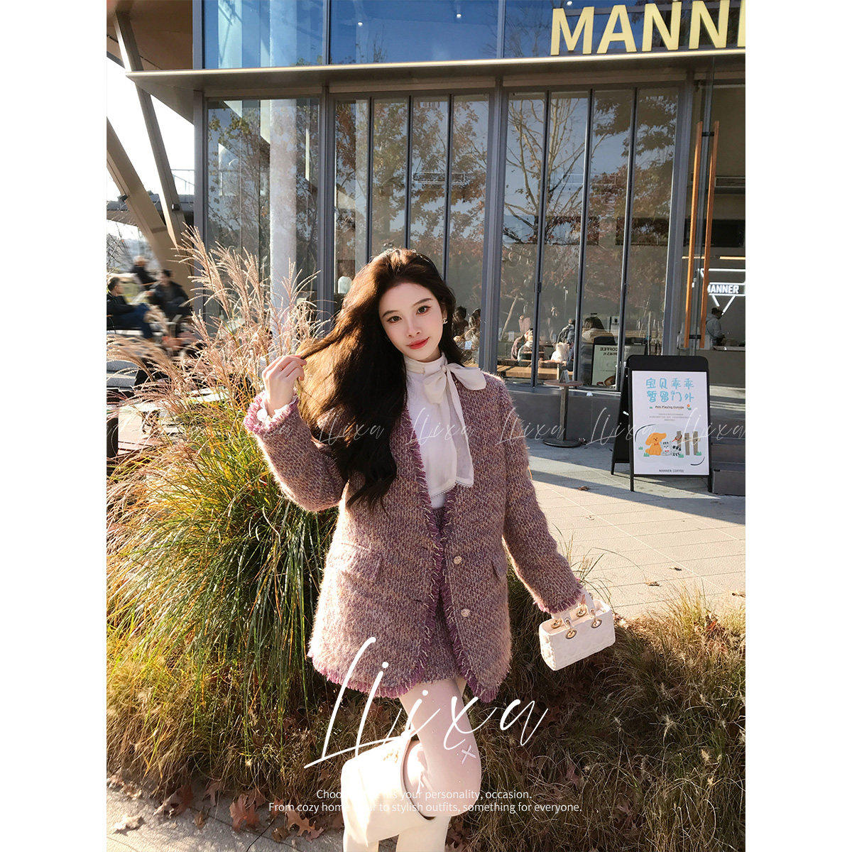 【金金宠粉】"千金归来"冬季加厚流苏两件套X58TZY6211,女装/女士精品,时尚套装,淘宝优惠券,粉丝福利购,淘宝优惠卷