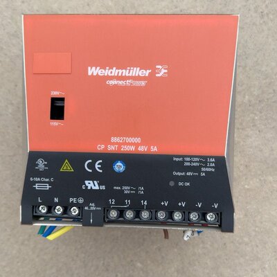 议价魏德米勒开关电源8862700000 CP SNT 250W可维修