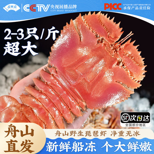 舟山琵琶虾2000g【19-22cm/只】