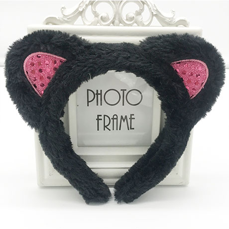 发箍女洗脸用韩国简约可爱防滑压发捆窟发卡猫耳朵网红发带束头箍