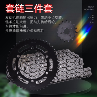 适配摩托车雅马哈YZF600R 520大牙盘小链轮大小齿套链盘油封链条