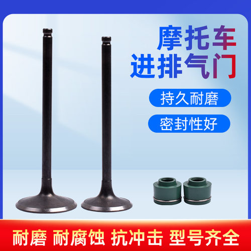 适用KTM200 Duke摩托车车发动机氮化气门杆进气门排气门油封配件