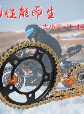 适用于本田CB1100SF 00-03 CBR1000大链轮小牙盘链条套链三件套
