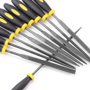 什锦锉刀小型套装钢锉金属打磨小挫刀三角半圆扁平锉迷你打磨工具