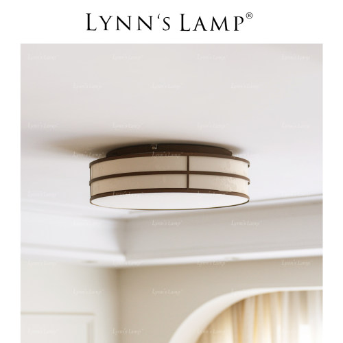 Lynn's立意新中式布艺房间灯