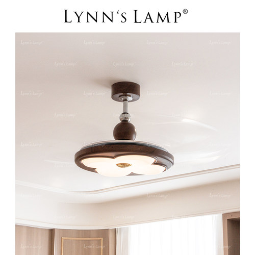 Lynn's立意复古静音护眼风扇灯