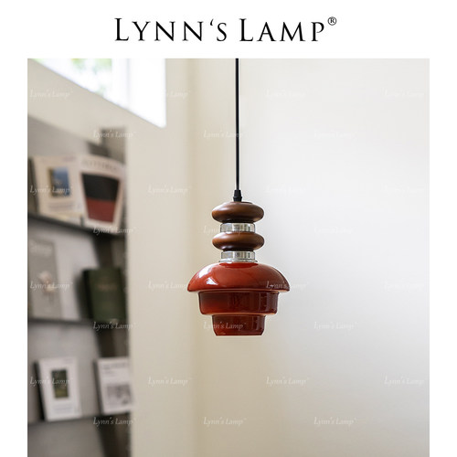 Lynn's立意侘寂风玻璃小吊灯