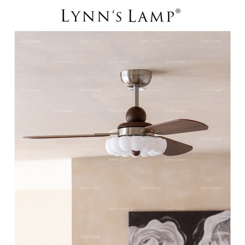 Lynn's立意中古风卧室风扇灯