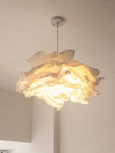 林恩的概念日本云纸艺术吊灯灯时尚简单的创意卧室书房斯堪的纳维