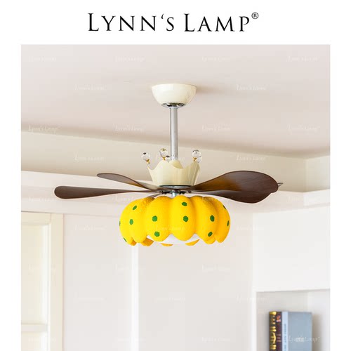 Lynn's立意南瓜奶油风扇灯