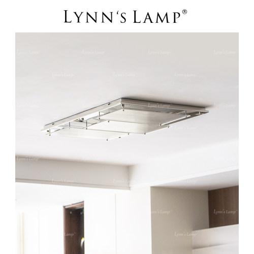 Lynn's立意中古风客厅冰块吸顶灯