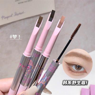 灵动双头眉笔染眉膏二合一防水防汗持妆不易晕染自然显色眉笔