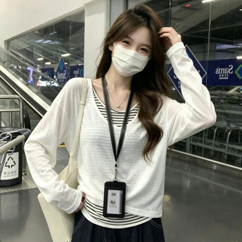 早秋新款胖mm大码正肩修身上衣服