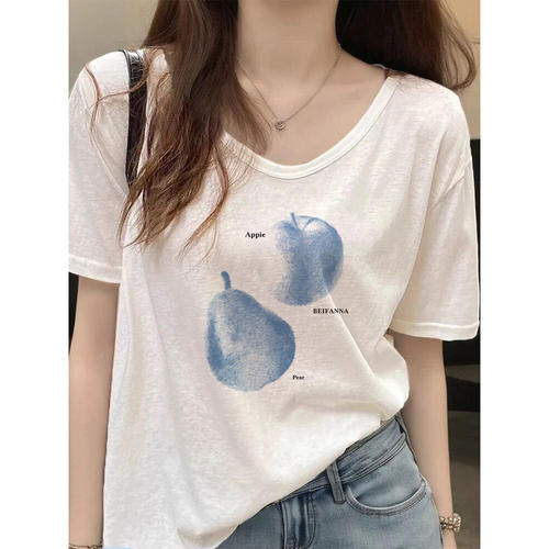 短袖胖mm大码时尚减龄上衣服