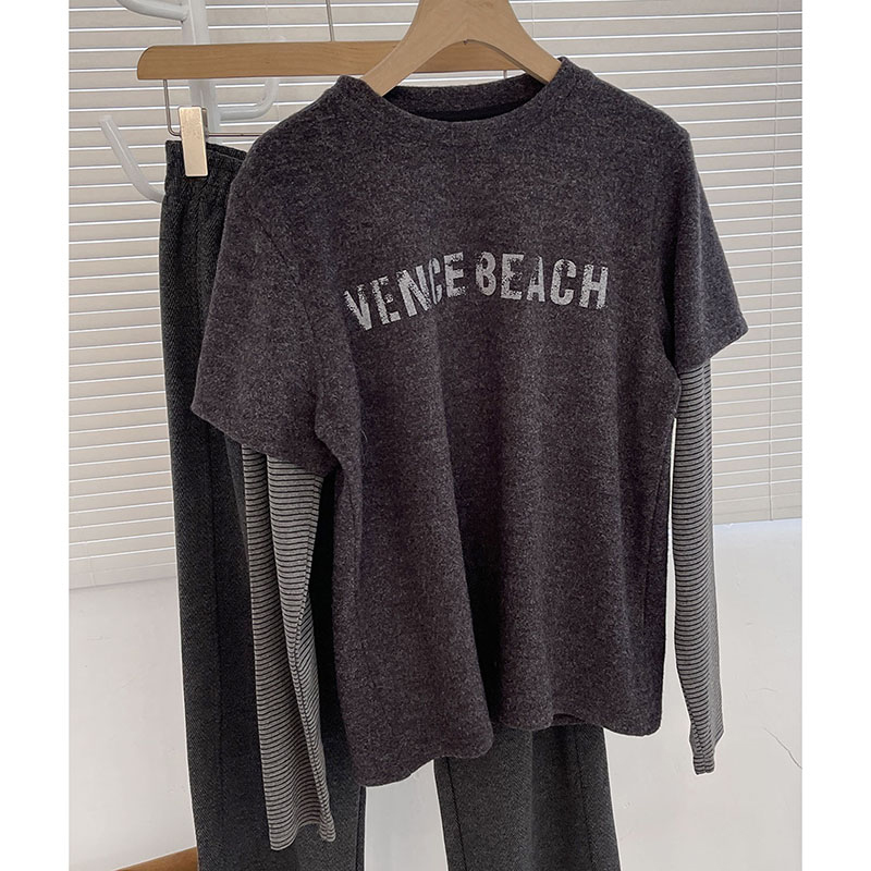 【小红书推荐】显瘦大码长袖t恤