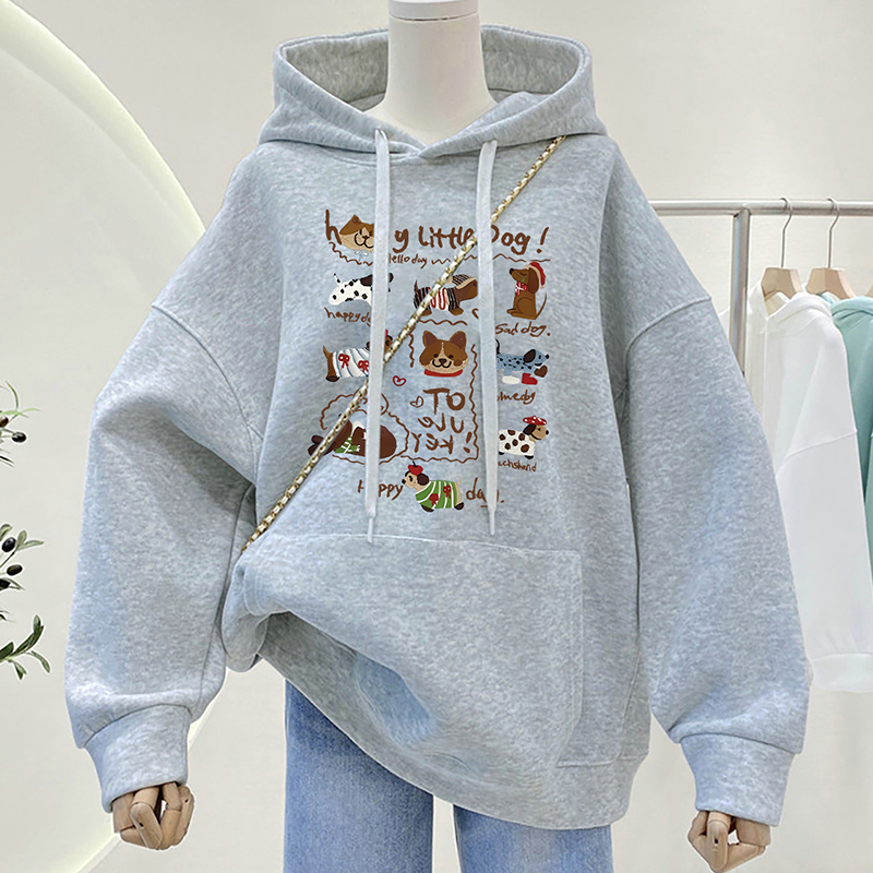 【小红书推荐】胖mm连帽卫衣女冬