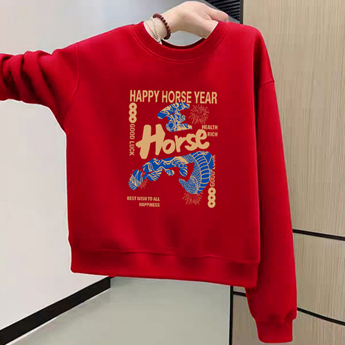 加绒加厚大码宽松oversize上衣