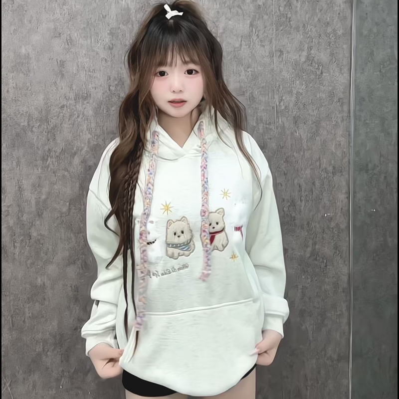 【小红书推荐】宽松大码连帽卫衣