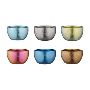 希诺2026新款纯钛花茶杯套组6个杯子