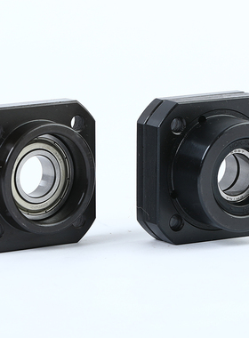 精密轴承固定座方形法兰滚珠丝杆支撑座FK/FF8 10 12 15 20 25 30