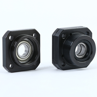 精密轴承固定座方形法兰滚珠丝杆支撑座FK FF8