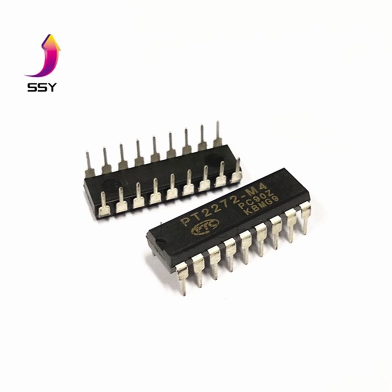 全新 PT2272-M4 接收解码器/非锁存功能 DIP-18 直插