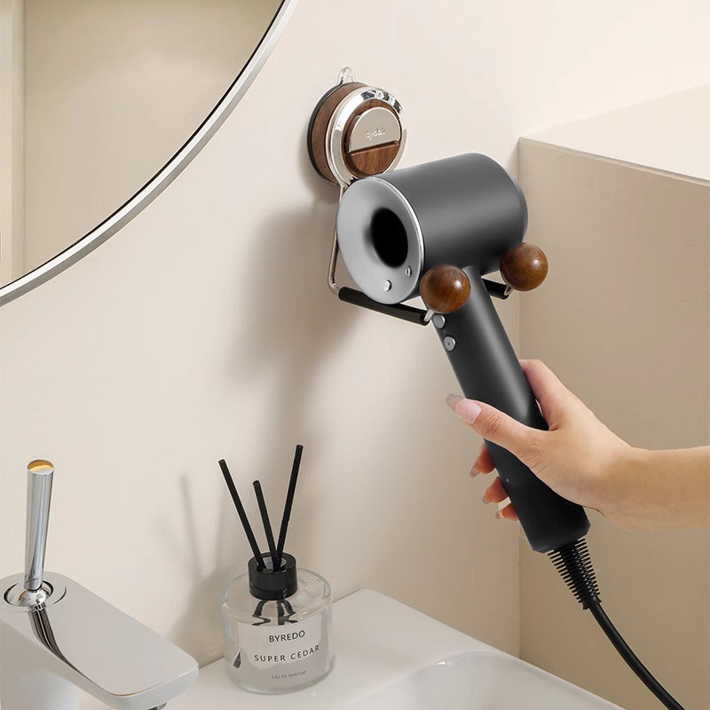 吸盘吹风机支架免打孔卫生间置物架浴室洗漱台免打孔电吹风收纳架