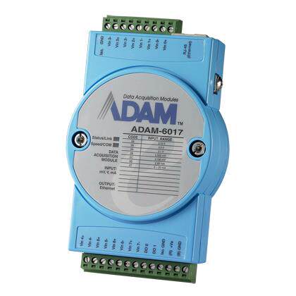 ADAM-6017/D亚当模块 8路模拟量输入模块带模拟量输出 原装正品