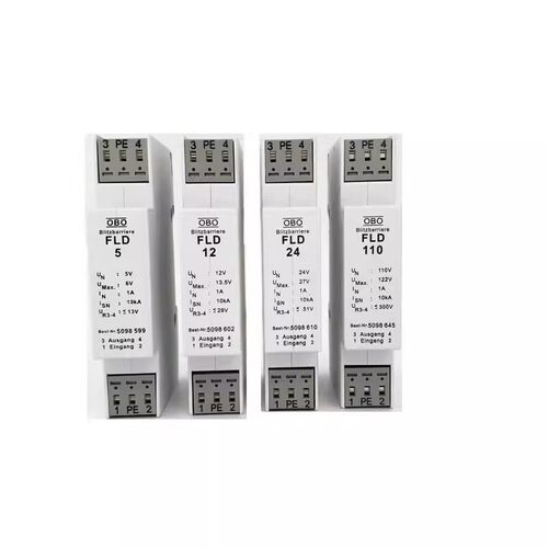 RS485控制信号防雷器FLD24V12V5V模拟量4-20ma浪涌保护器