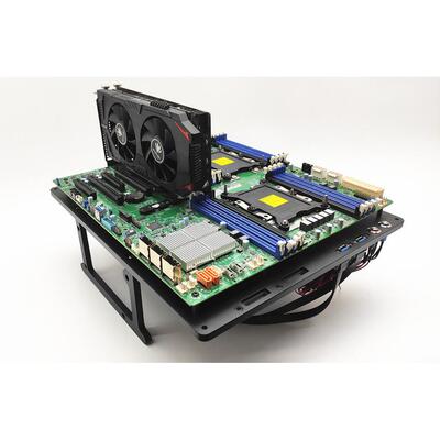EATX双路服务器主板测试平台开放式电脑机箱全铝水冷X99 X79超微