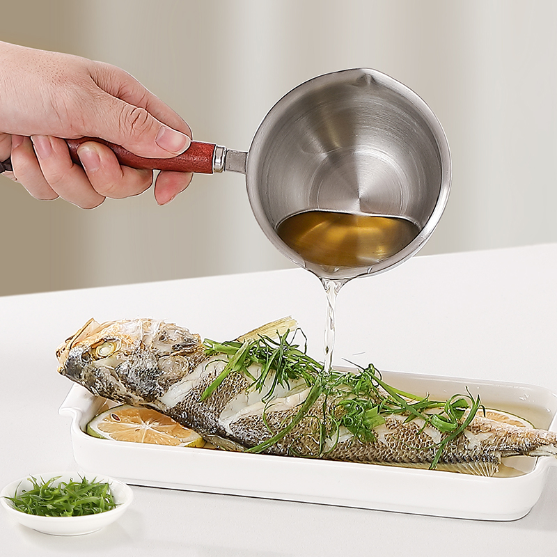 艾尔特思泼油小锅厨房热油三层钢