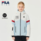 新款 FILA斐乐儿童童装 滑雪服2025年冬季 女中大童户外运动外套