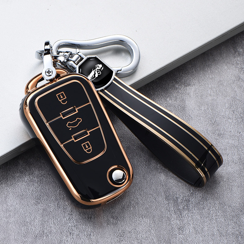 适用名爵5车钥匙套mg5名爵锐行gt锐腾gs老款折叠mg7名爵五专用包