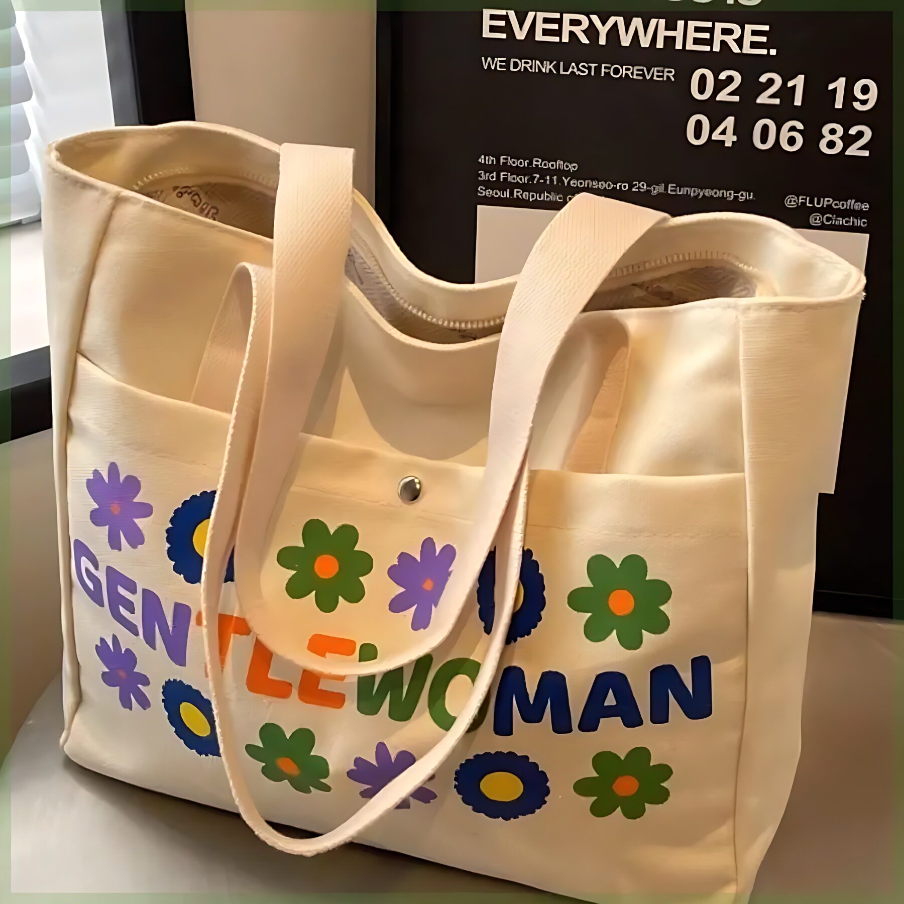 帆布包包女2024新款大容量通勤手提袋简约学生百搭上课单肩托特包